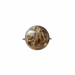 Bague fleurie JANA - Sauge officinale - Bague protectrice et porte-bonheur