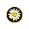 Broche fleurie en bois - Marguerite - Broche fleurs séchées