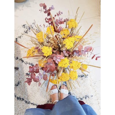 Bouquet de mariage - Fleurs séchées : Bouquet de fleurs séchées mariage