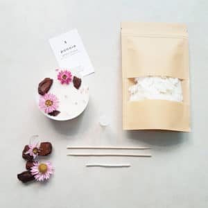Kit bougie DIY : Palmarosa x Arbre à thé 200 ml - Kit bougie BIO