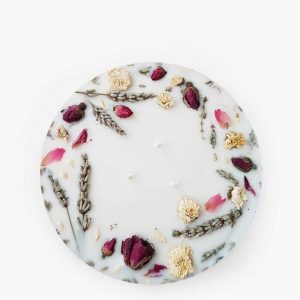 Bougie fleurie XXL 800 ml <BR>- Amour & Protection -