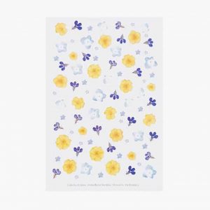 Carte postale Hortensia, lobélie, onagre - 10 X 15 cm