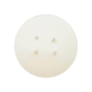Bougie végétale non parfumée 800 ml - Bougie quatre mèches (vegan)