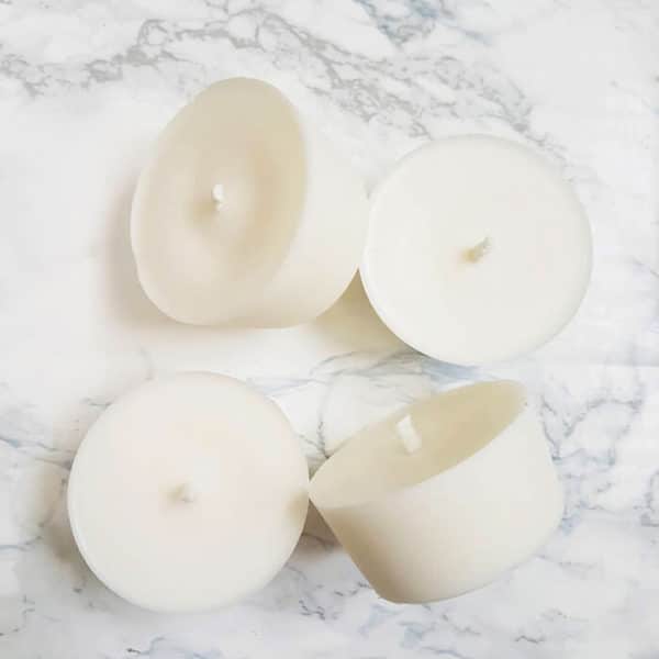 Bougies votives en cire de soja 80 ml x 4 - Bougie votive 100% naturelle