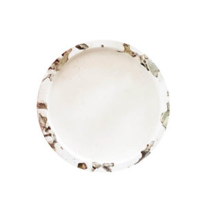 Support bougie floral Sauge - Accessoire bougie pilier - Bougie fleurie