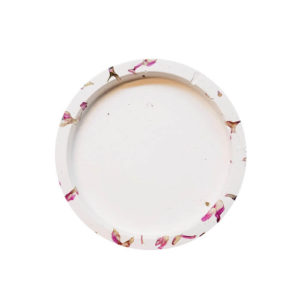 Support bougie floral Amarantoïde - Bougie fleurie 100% naturelle PONOIE