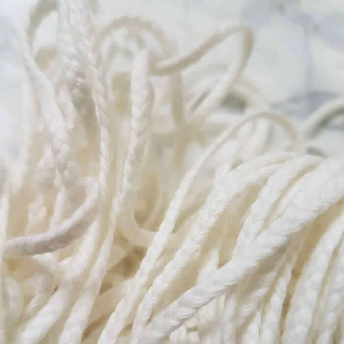 Mèche pour bougie en coton sans plomb - Votre bougie vegan PONOIE