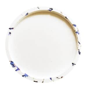 Grand support bougie floral Bleuet - Accessoire bougie fleurie Paris