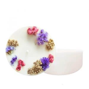 Bougie Fleurs Séchées Célosie & Statice 200 ml - Bougie VEGAN