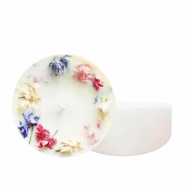 Bougie Fleurs Séchées Delphinium 200 ml - Bougie fleuries FRANCE