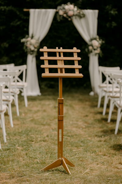 Stand de musique au mariage