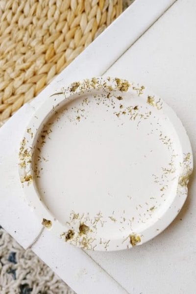 Support bougie floral - Support bougie pilier - bougie naturelle vegan